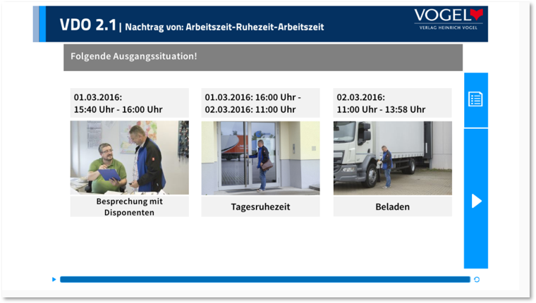 Praxistraining Digitales Kontrollgerät: VDO 2.1