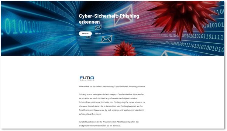 E-Learning: Cyber-Sicherheit: Phishing erkennen