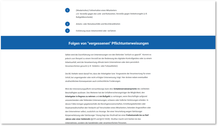 E-Learning: Weiterbildungen und Unterweisungen