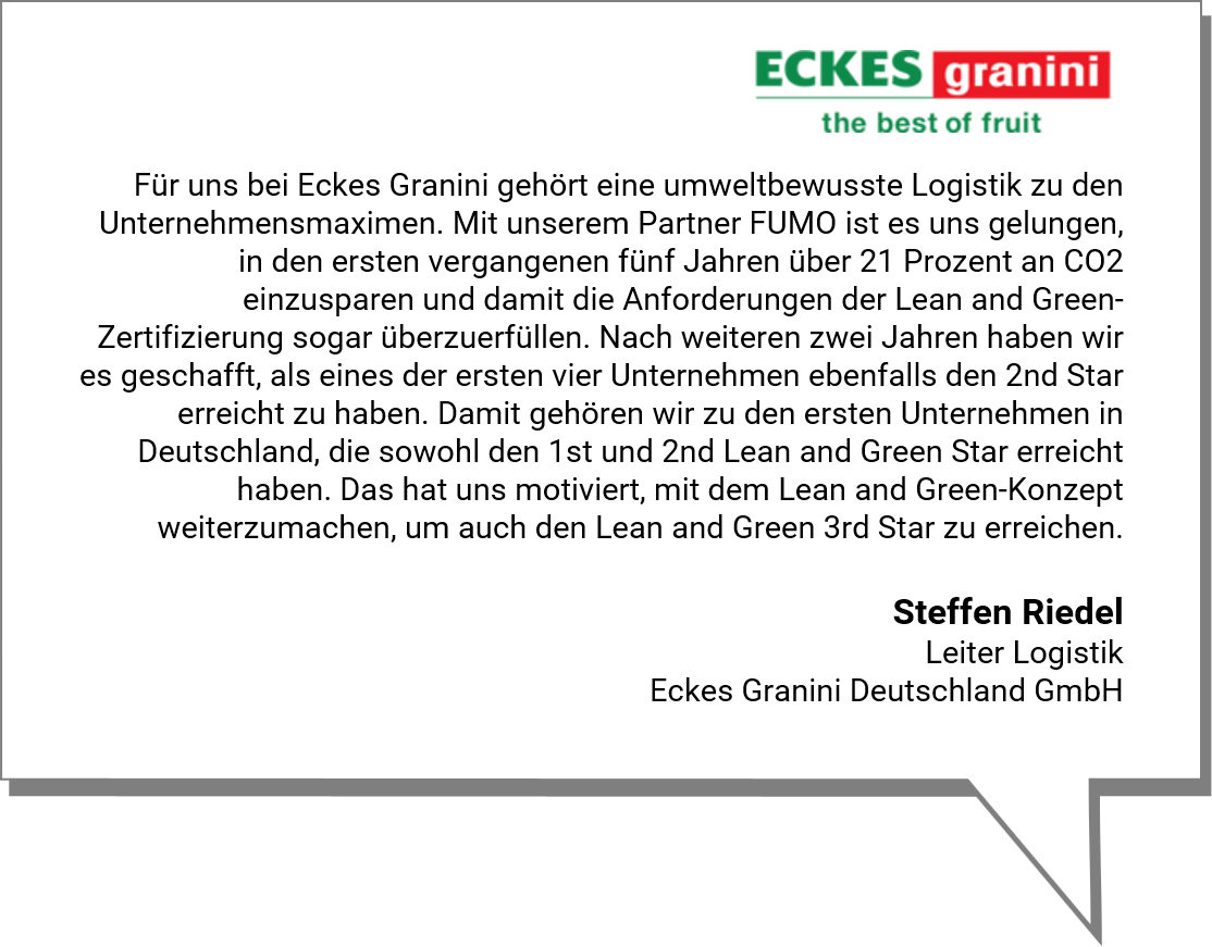  FUMO® ist offizieller Lean & Green Coach!